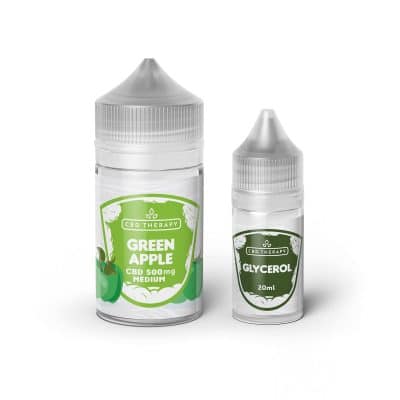 E Liquid CBD Green Apple Glicerolo