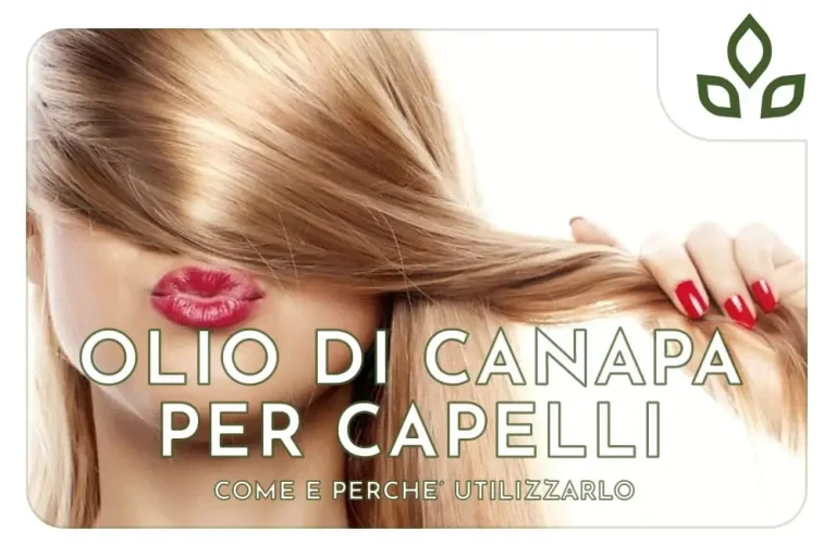 olio di canapa per capelli