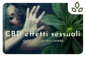 CBD effetti sessuali