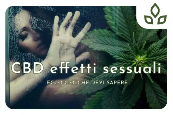 CBD effetti sessuali