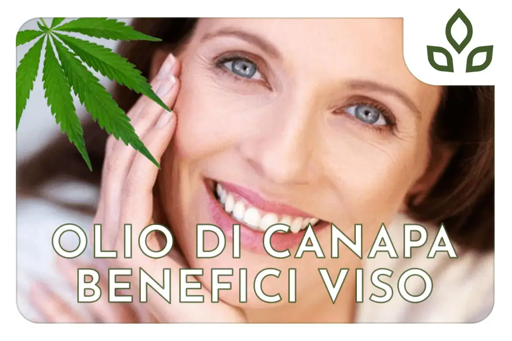 olio di canapa benefici viso