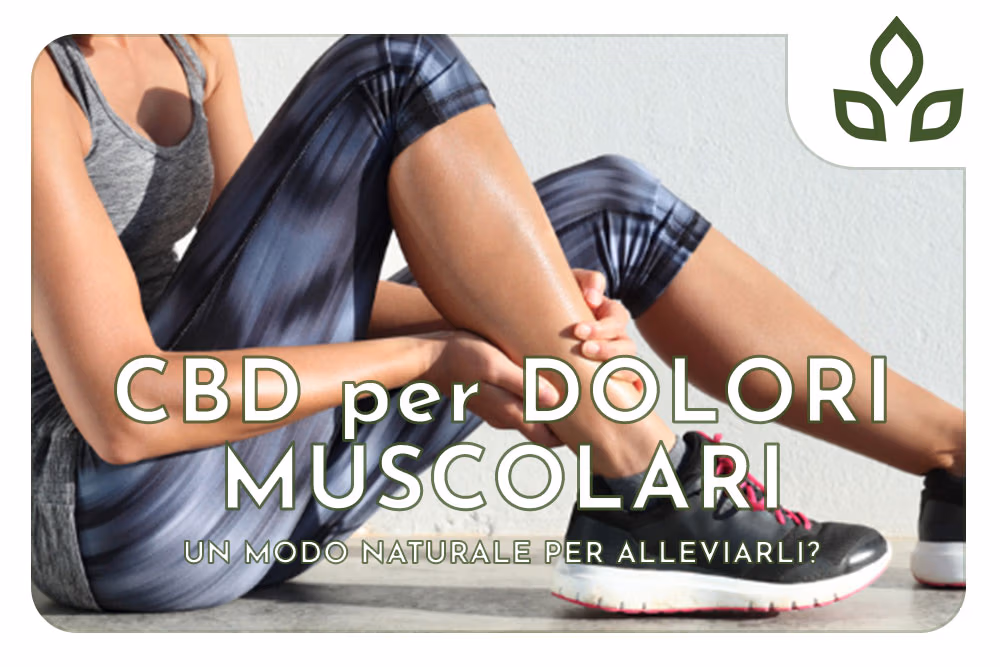 CBD per dolori muscolari