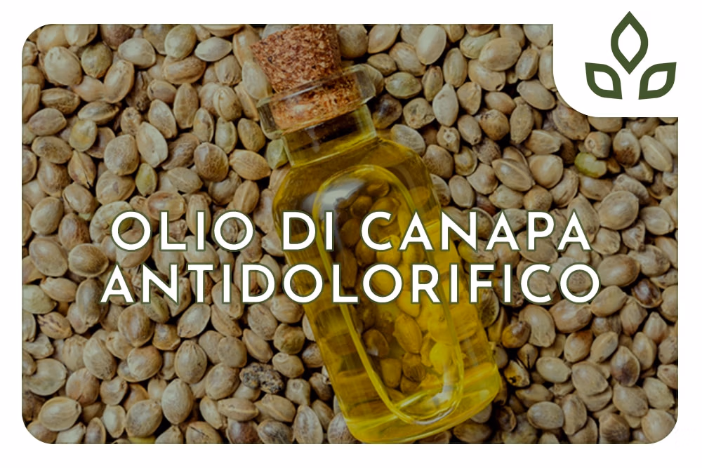 OLIO DI CANAPA ANTIDOLORIFICO